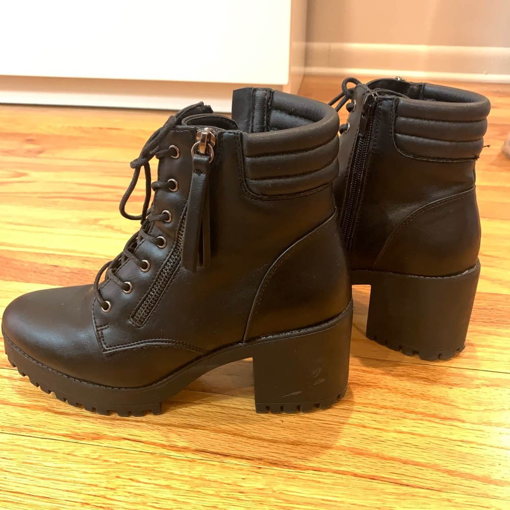Nasty Gal chunky sole booties